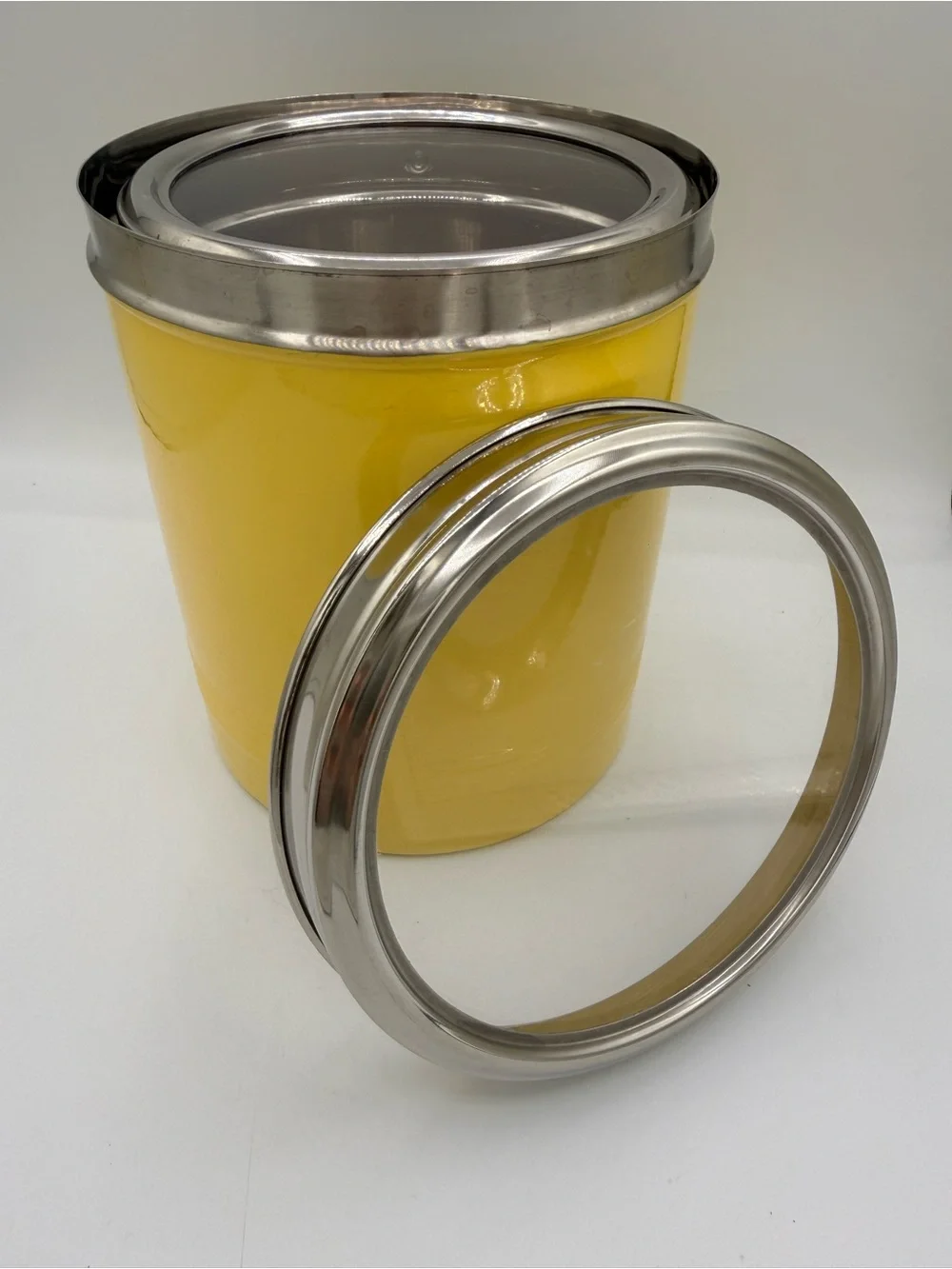 VTG Stainless Canister Set Nesting Kitchen Storage Mid Century